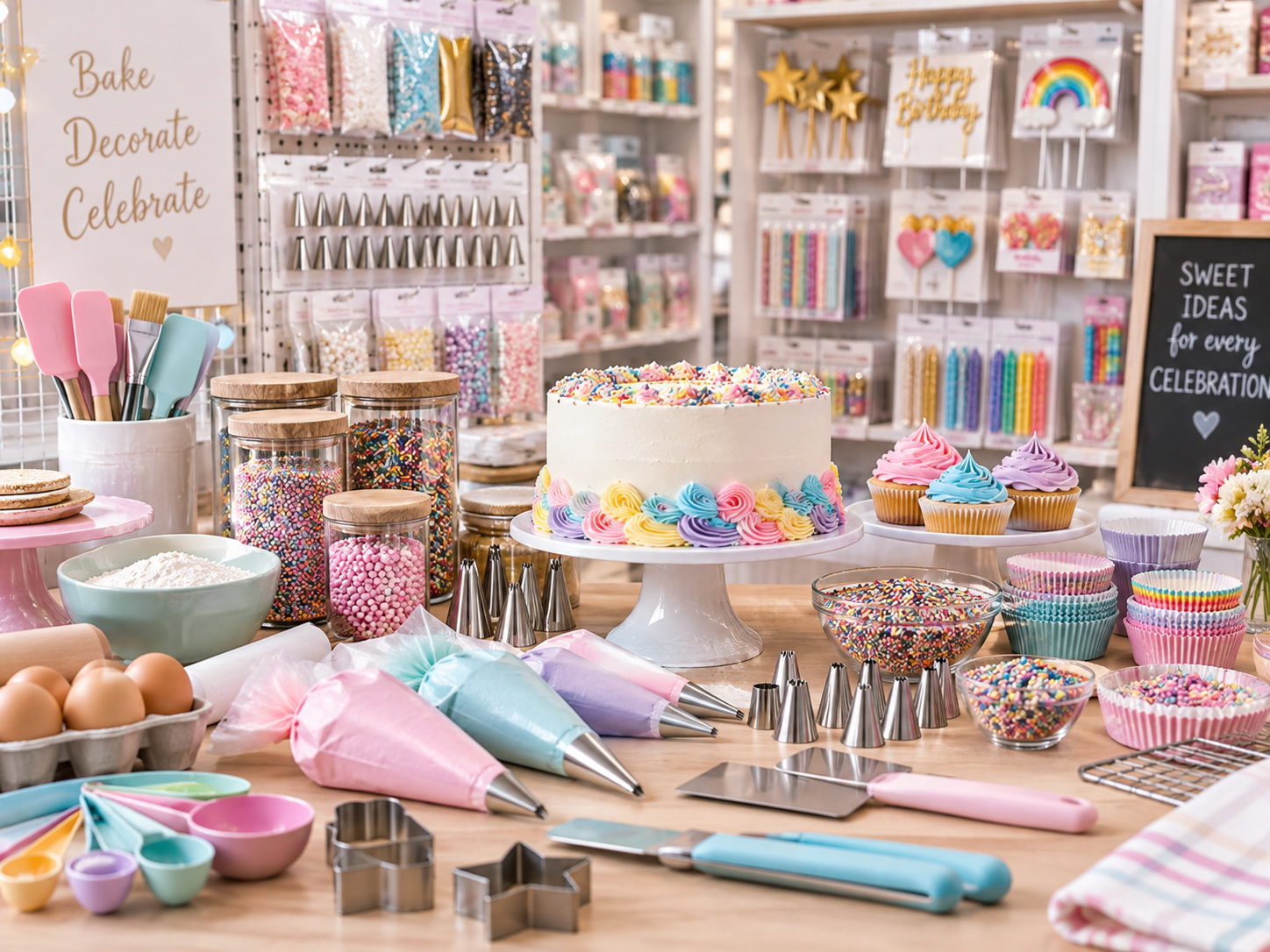 Cake and baking supplies
